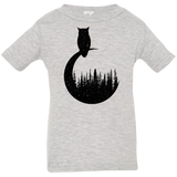 T-Shirts Heather Grey / 6 Months Perched Owl Infant Premium T-Shirt
