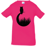 T-Shirts Hot Pink / 6 Months Perched Owl Infant Premium T-Shirt