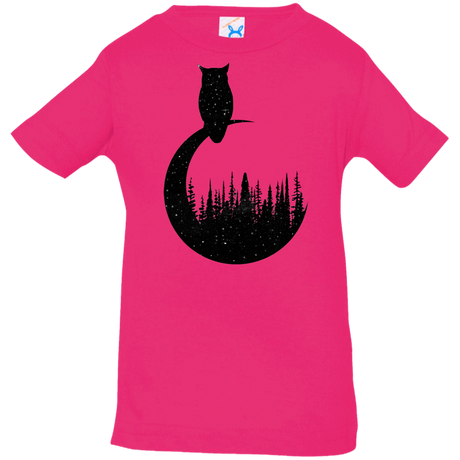 T-Shirts Hot Pink / 6 Months Perched Owl Infant Premium T-Shirt