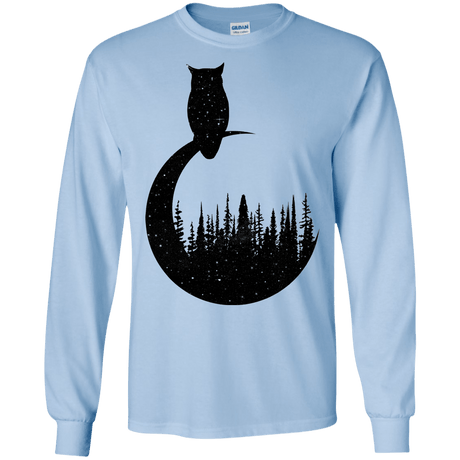 Perched Owl Men's Long Sleeve T-Shirt