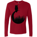 Perched Owl Men's Premium Long Sleeve