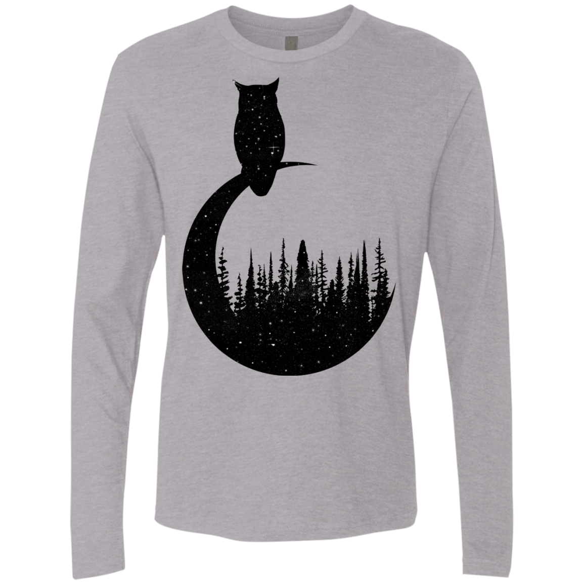 Perched Owl Men's Premium Long Sleeve