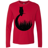 Perched Owl Men's Premium Long Sleeve