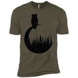 Perched Owl Men's Premium T-Shirt