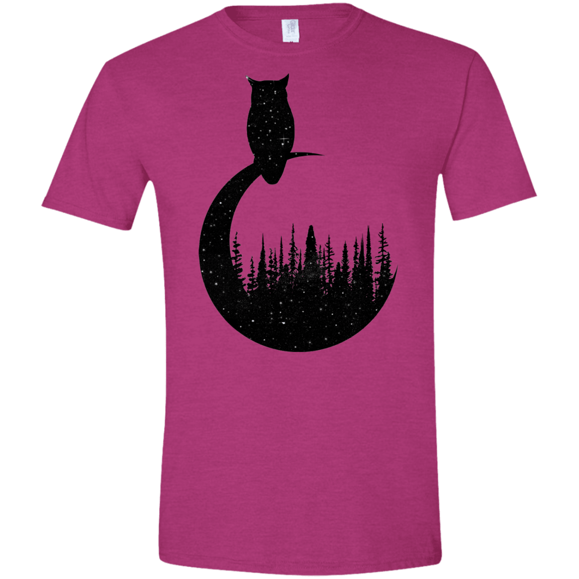 Perched Owl Men's Semi-Fitted Softstyle