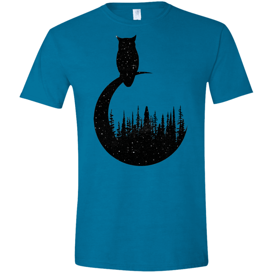 Perched Owl Men's Semi-Fitted Softstyle