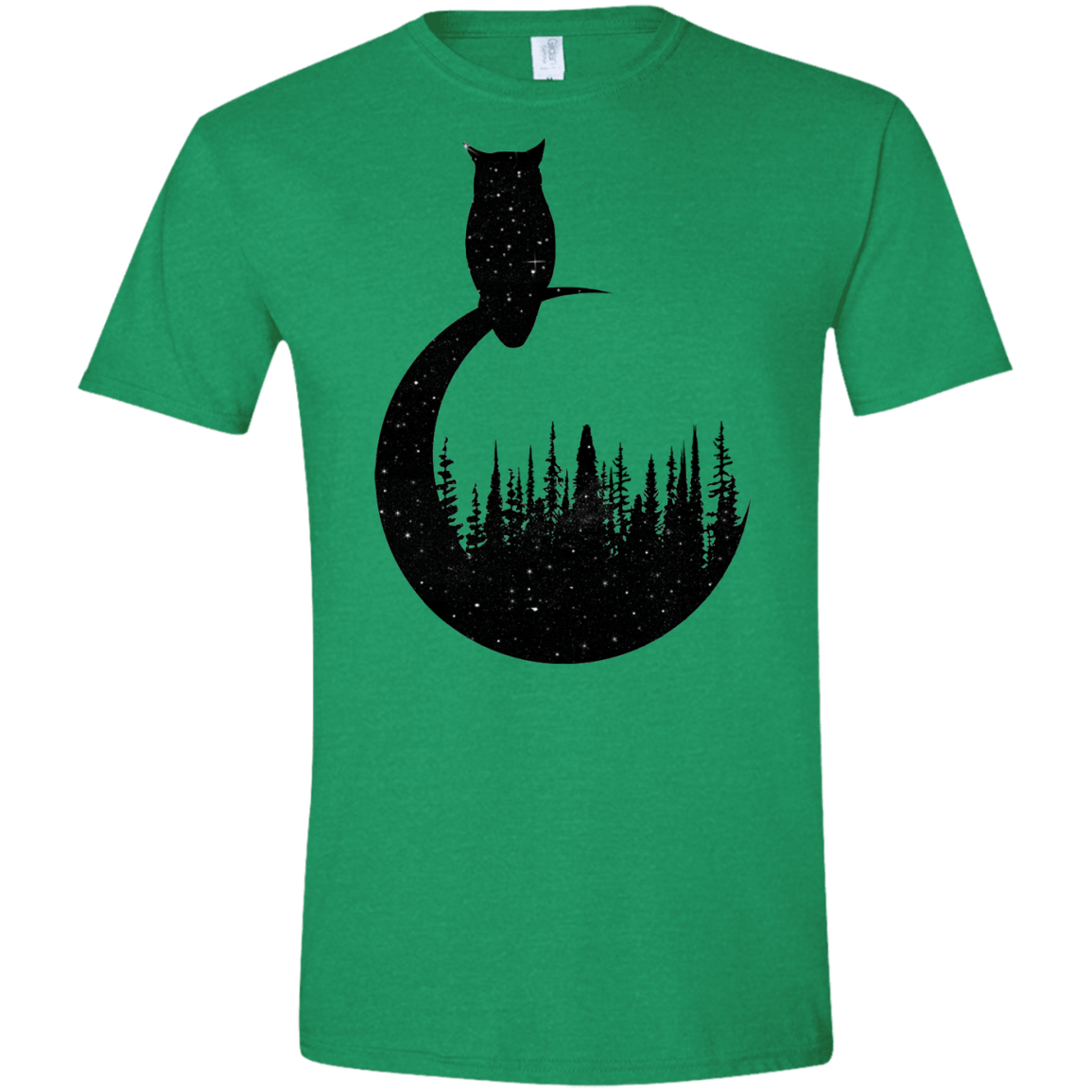 Perched Owl Men's Semi-Fitted Softstyle