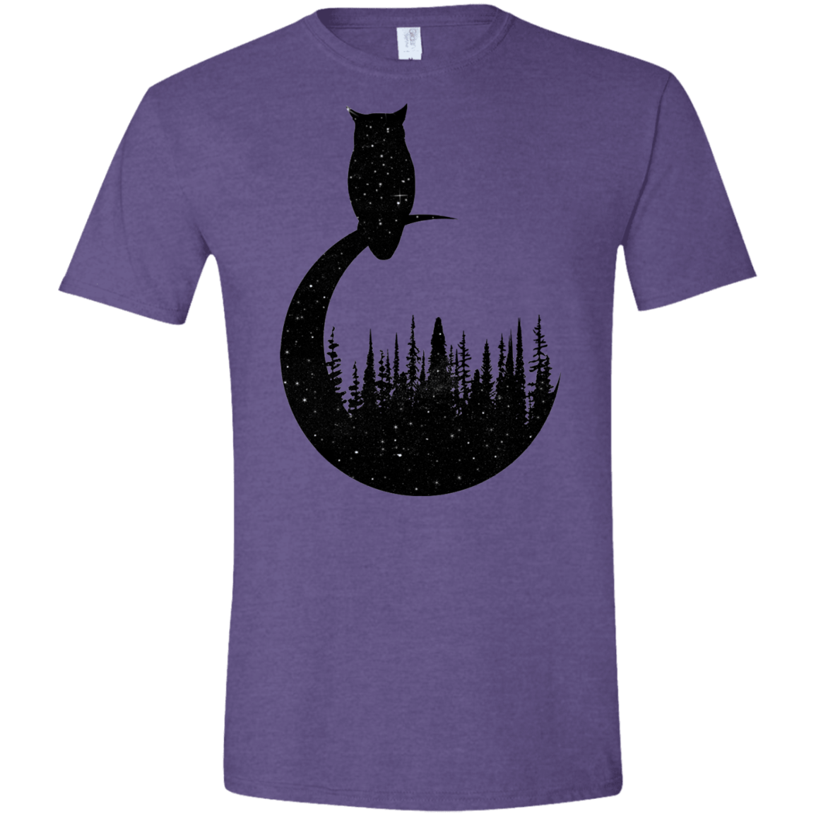 Perched Owl Men's Semi-Fitted Softstyle