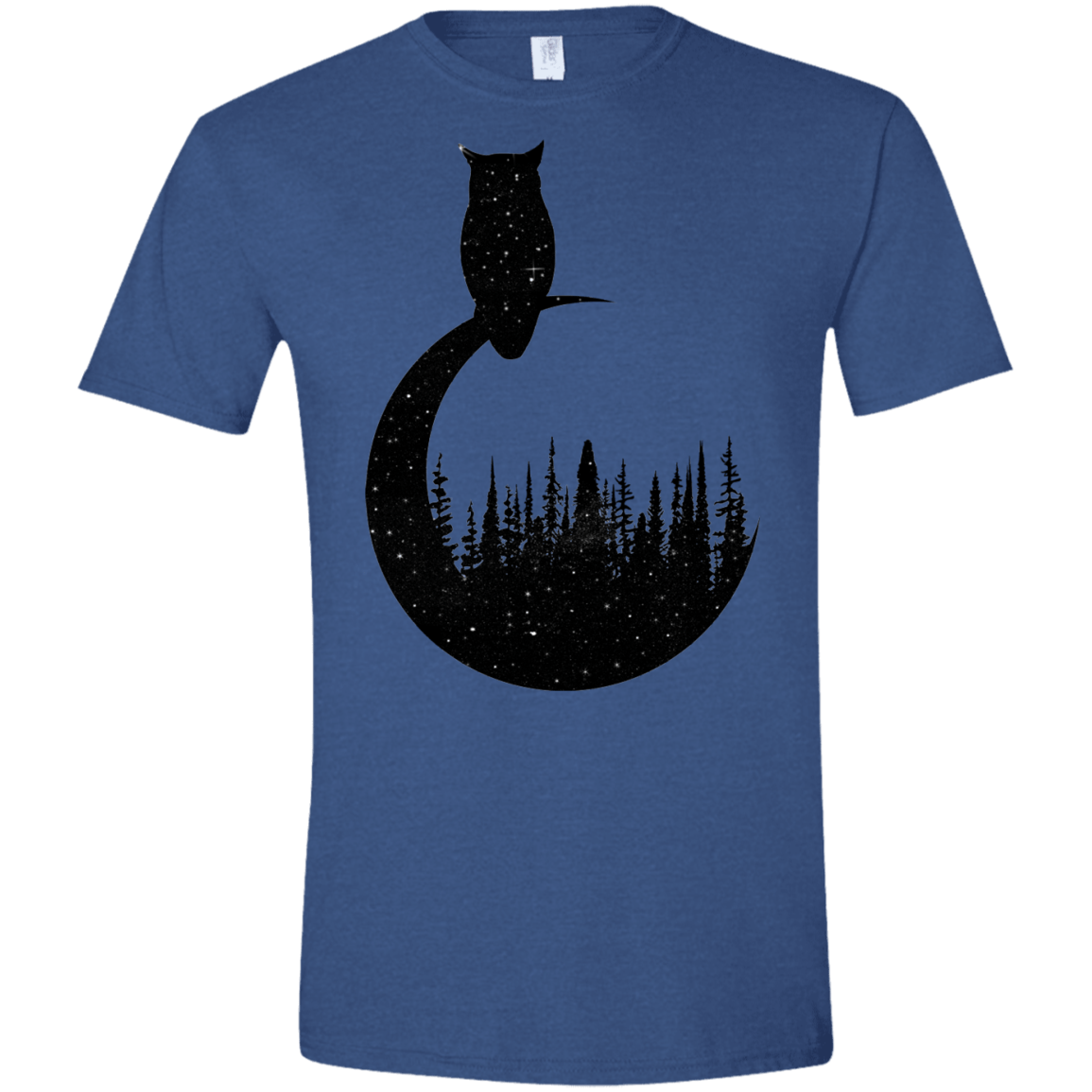 Perched Owl Men's Semi-Fitted Softstyle