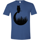 Perched Owl Men's Semi-Fitted Softstyle