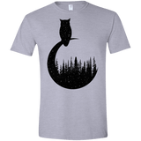 Perched Owl Men's Semi-Fitted Softstyle