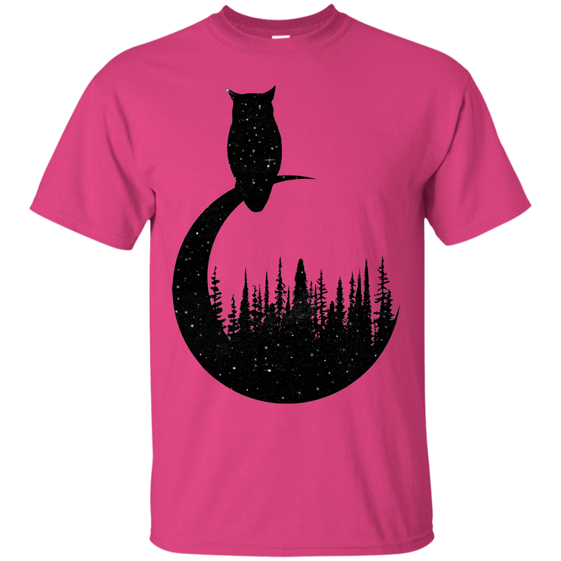 T-Shirts Heliconia / S Perched Owl T-Shirt
