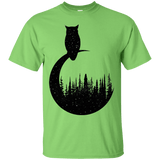 T-Shirts Lime / S Perched Owl T-Shirt