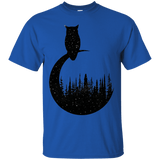 T-Shirts Royal / S Perched Owl T-Shirt