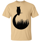 T-Shirts Vegas Gold / S Perched Owl T-Shirt