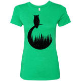 T-Shirts Envy / S Perched Owl Women's Triblend T-Shirt