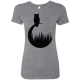 T-Shirts Premium Heather / S Perched Owl Women's Triblend T-Shirt
