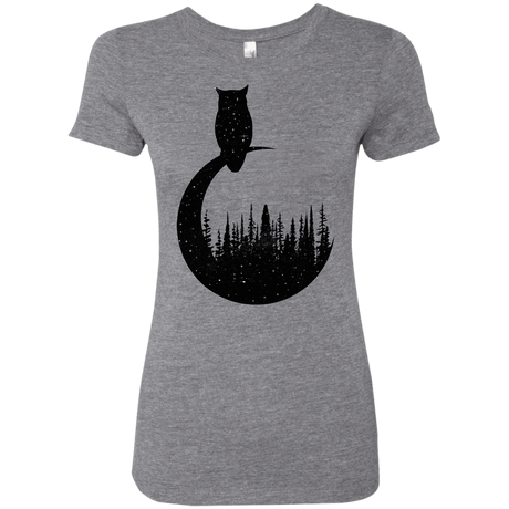 T-Shirts Premium Heather / S Perched Owl Women's Triblend T-Shirt