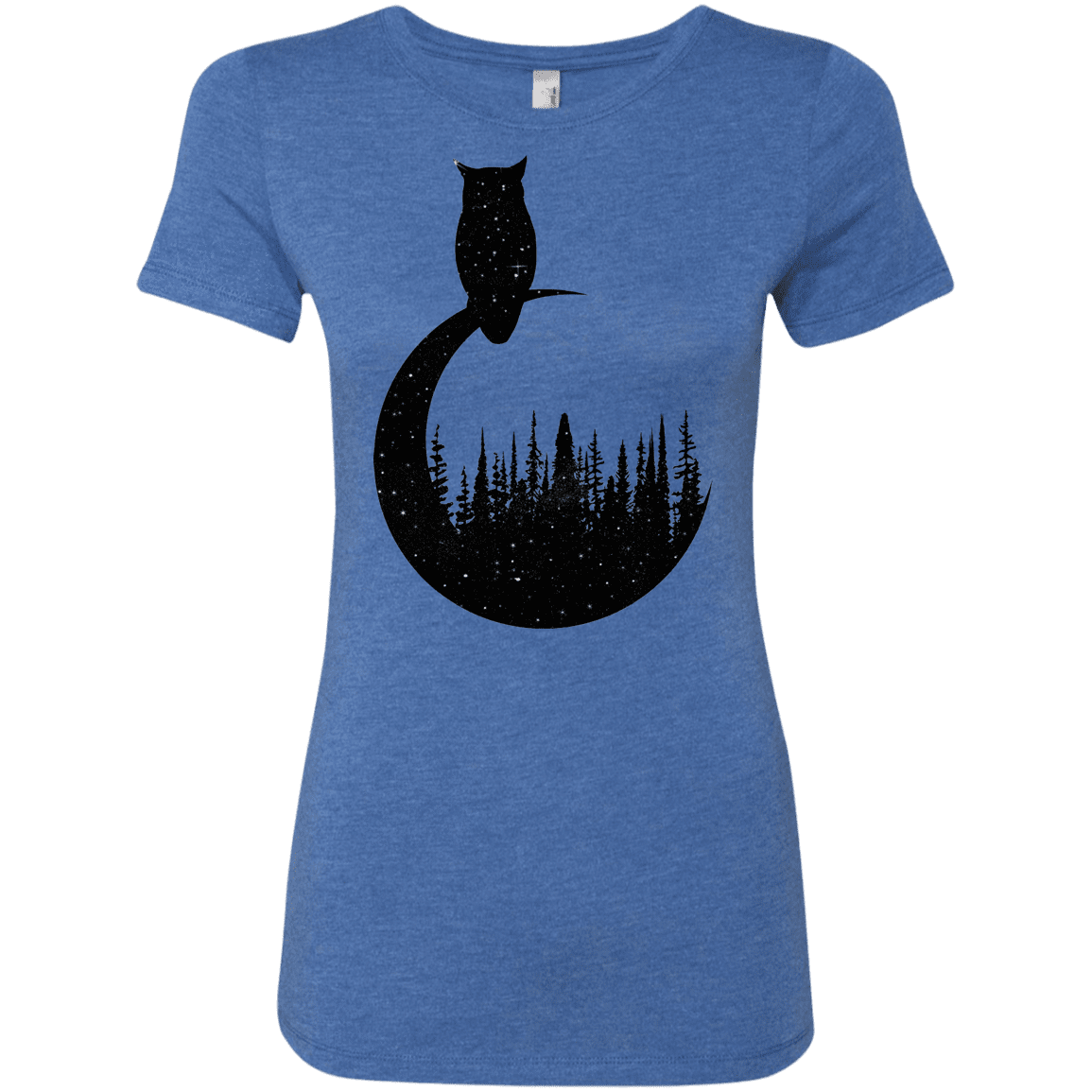 T-Shirts Vintage Royal / S Perched Owl Women's Triblend T-Shirt