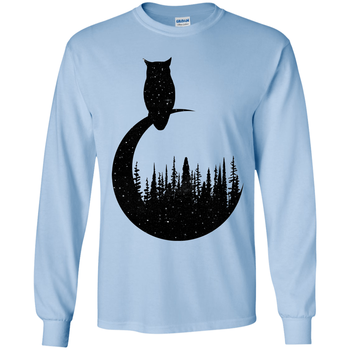 Perched Owl Youth Long Sleeve T-Shirt