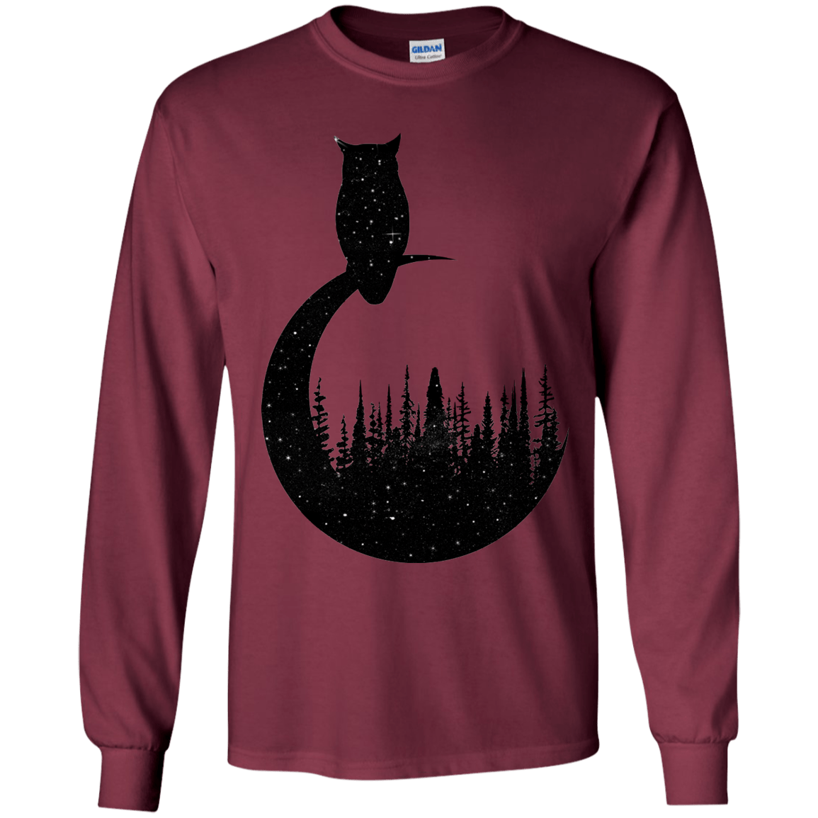 Perched Owl Youth Long Sleeve T-Shirt