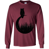 Perched Owl Youth Long Sleeve T-Shirt