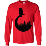 Perched Owl Youth Long Sleeve T-Shirt