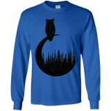 Perched Owl Youth Long Sleeve T-Shirt