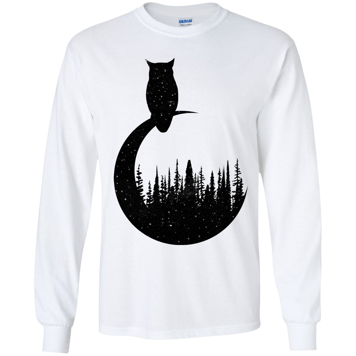 Perched Owl Youth Long Sleeve T-Shirt