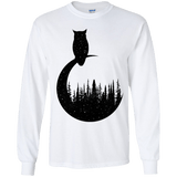 Perched Owl Youth Long Sleeve T-Shirt