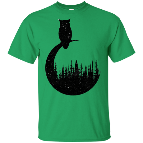 T-Shirts Irish Green / YXS Perched Owl Youth T-Shirt