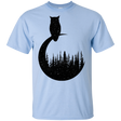 T-Shirts Light Blue / YXS Perched Owl Youth T-Shirt