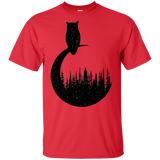 T-Shirts Red / YXS Perched Owl Youth T-Shirt