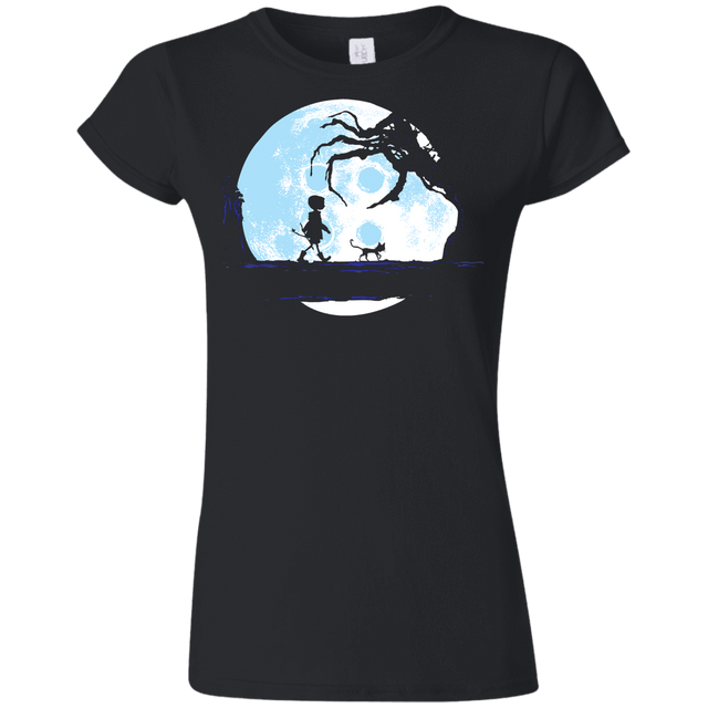 T-Shirts Black / S Perfect Moonwalk- Coraline Junior Slimmer-Fit T-Shirt