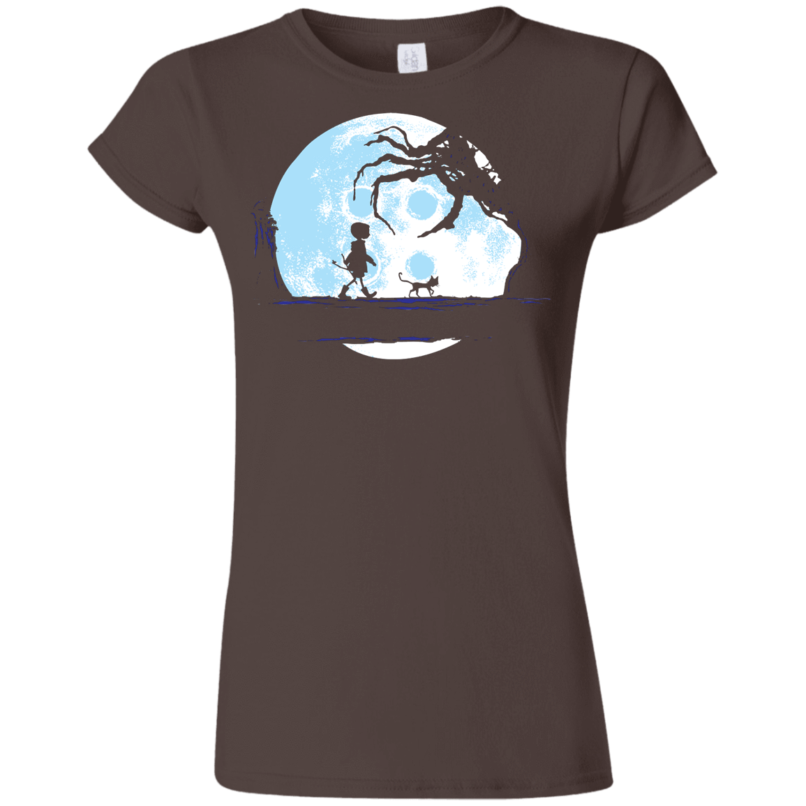 T-Shirts Dark Chocolate / S Perfect Moonwalk- Coraline Junior Slimmer-Fit T-Shirt