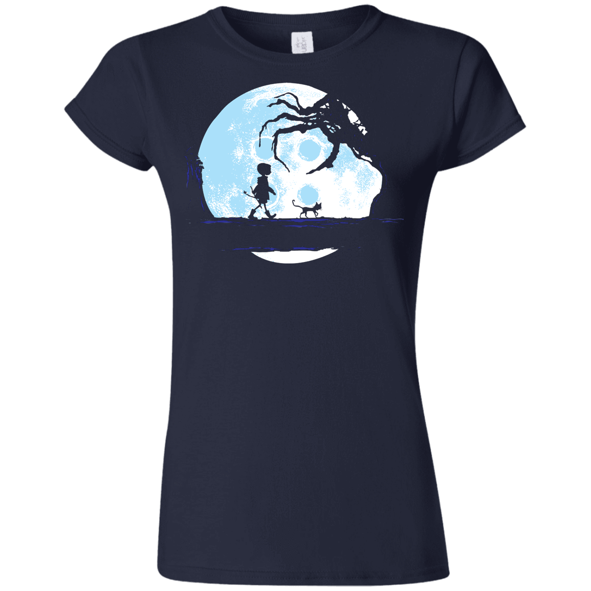 T-Shirts Navy / S Perfect Moonwalk- Coraline Junior Slimmer-Fit T-Shirt