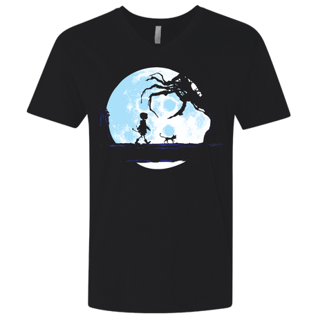 T-Shirts Black / X-Small Perfect Moonwalk- Coraline Men's Premium V-Neck