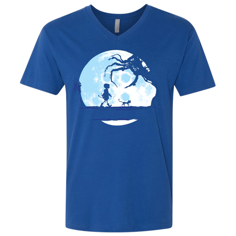 T-Shirts Royal / X-Small Perfect Moonwalk- Coraline Men's Premium V-Neck