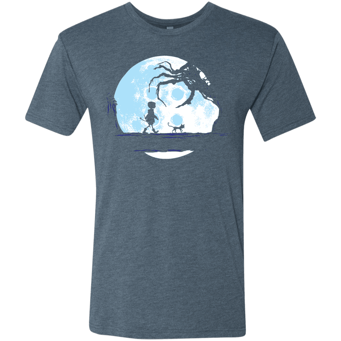 T-Shirts Indigo / S Perfect Moonwalk- Coraline Men's Triblend T-Shirt