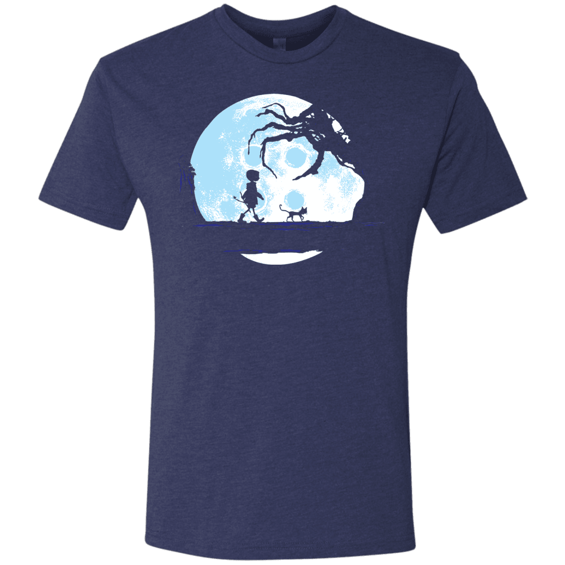 T-Shirts Vintage Navy / S Perfect Moonwalk- Coraline Men's Triblend T-Shirt