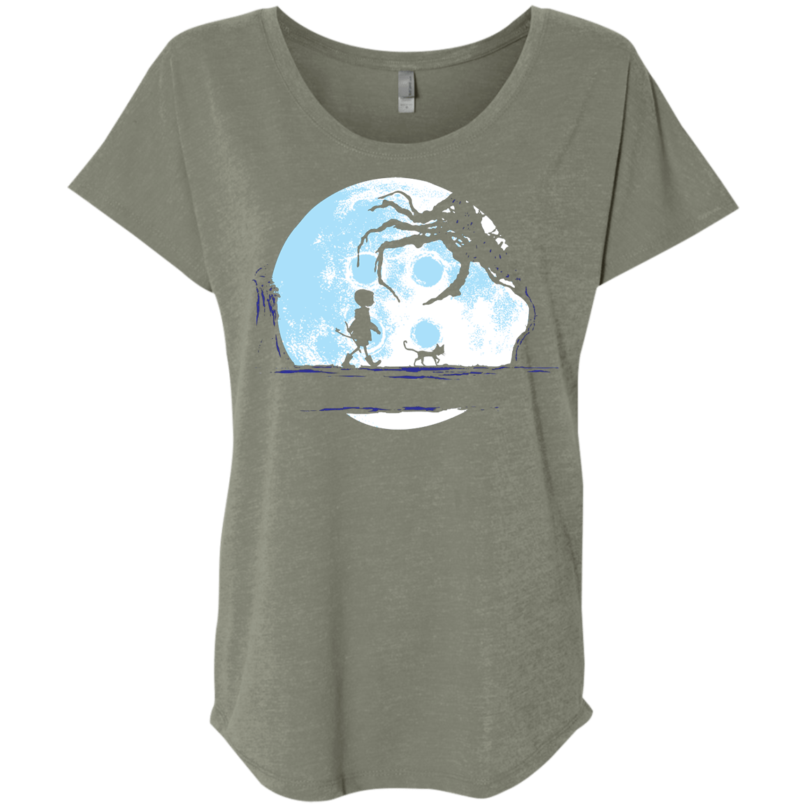 Perfect Moonwalk- Coraline Triblend Dolman Sleeve