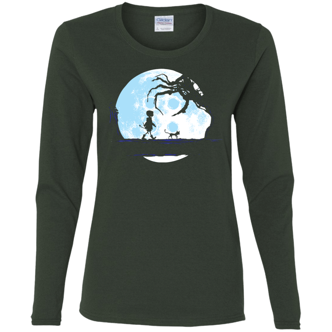T-Shirts Forest / S Perfect Moonwalk- Coraline Women's Long Sleeve T-Shirt