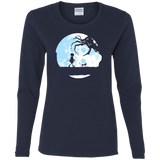 T-Shirts Navy / S Perfect Moonwalk- Coraline Women's Long Sleeve T-Shirt