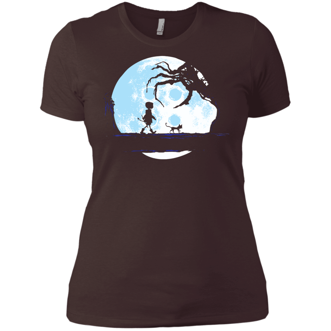 T-Shirts Dark Chocolate / X-Small Perfect Moonwalk- Coraline Women's Premium T-Shirt