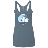 Perfect Moonwalk- Coraline Women's Triblend Racerback Tank
