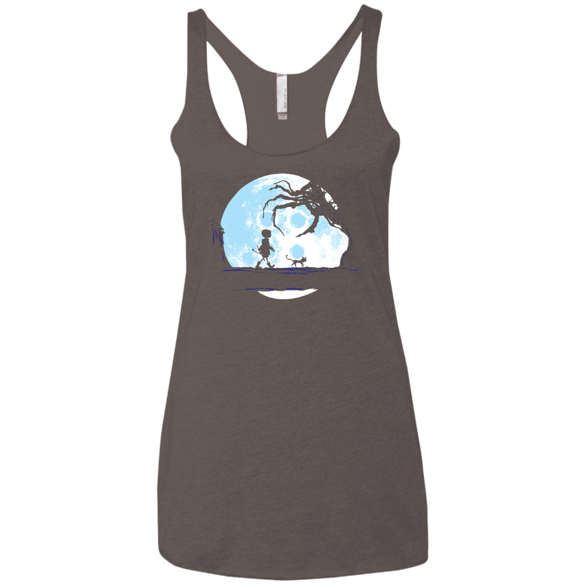 Perfect Moonwalk- Coraline Women's Triblend Racerback Tank