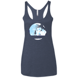 Perfect Moonwalk- Coraline Women's Triblend Racerback Tank