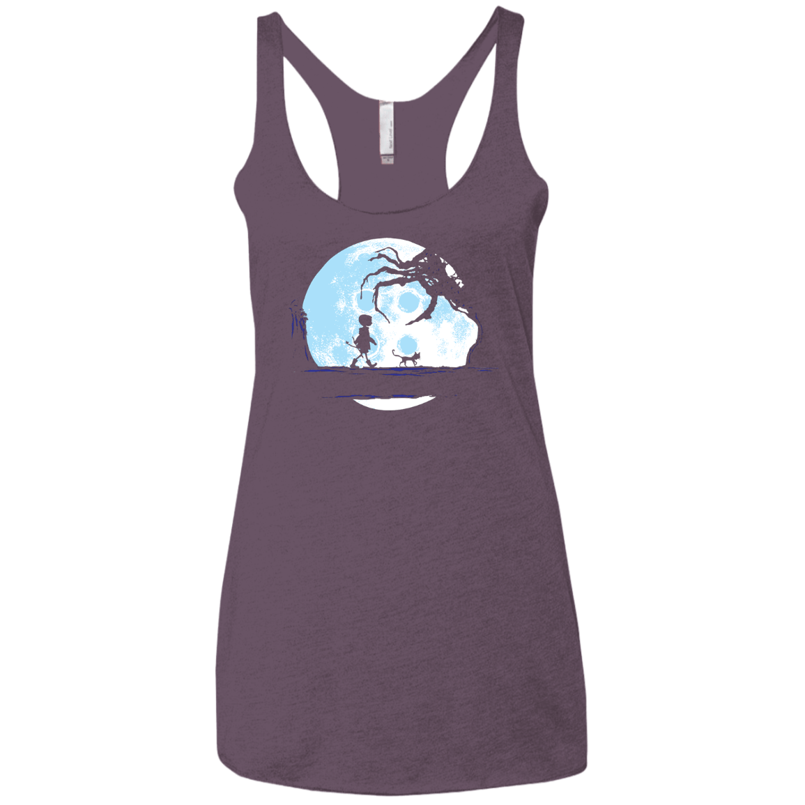 Perfect Moonwalk- Coraline Women's Triblend Racerback Tank