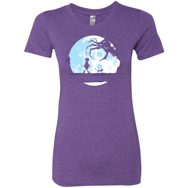 T-Shirts Purple Rush / S Perfect Moonwalk- Coraline Women's Triblend T-Shirt