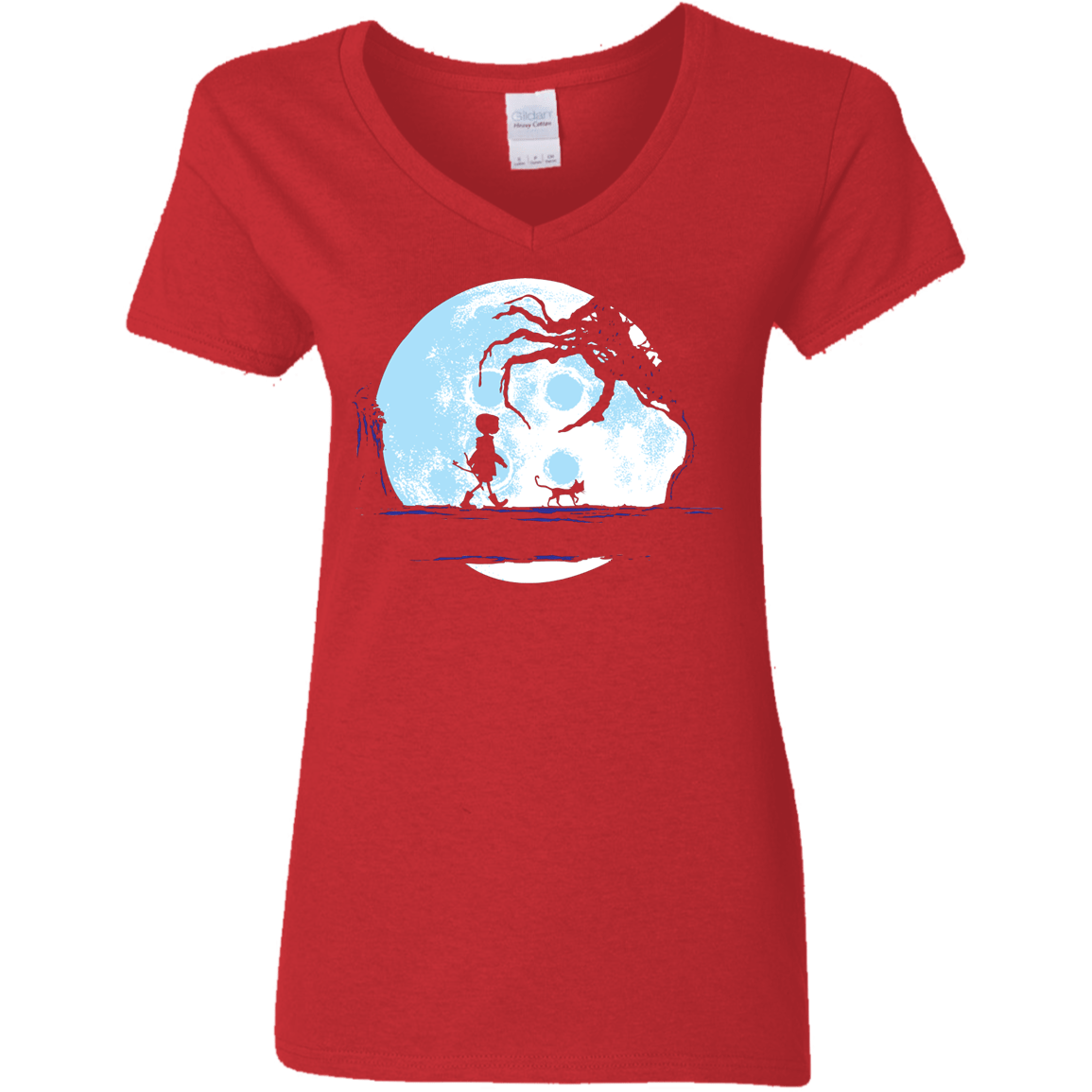 Perfect Moonwalk- Coraline Women's V-Neck T-Shirt